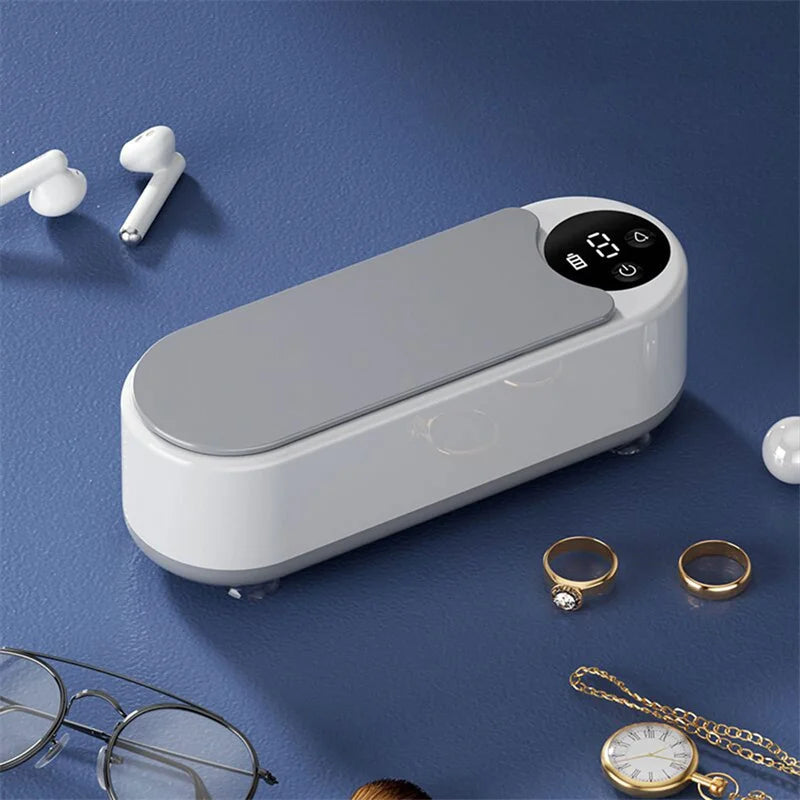 Portable Ultrasonic Cleaner for Jewelry, Glasses & Makeup