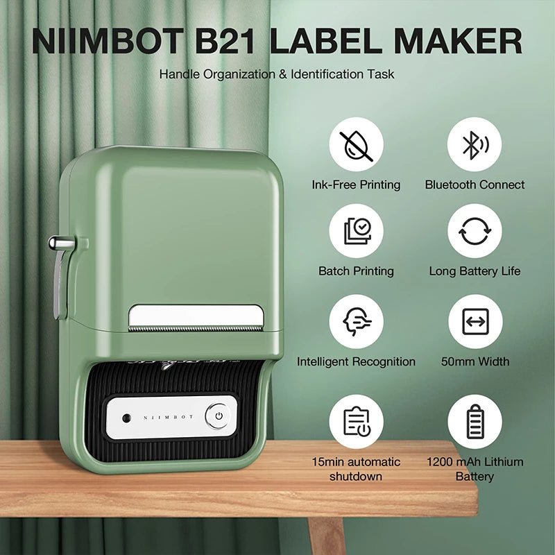 Niimbot B21 Mini Thermal Label Printer