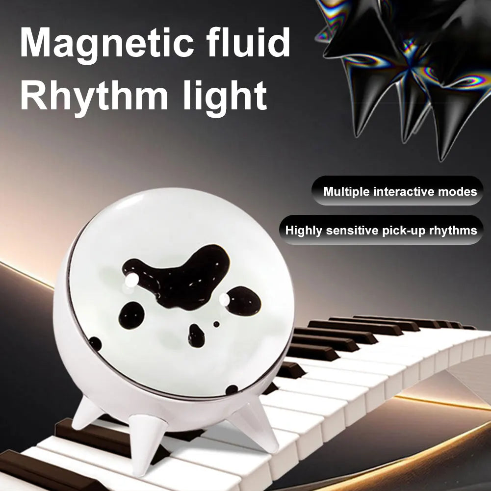 Magnetic Rhythm Light: Ferrofluid Music Visualization Lamp