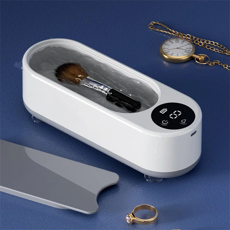 Portable Ultrasonic Cleaner for Jewelry, Glasses & Makeup