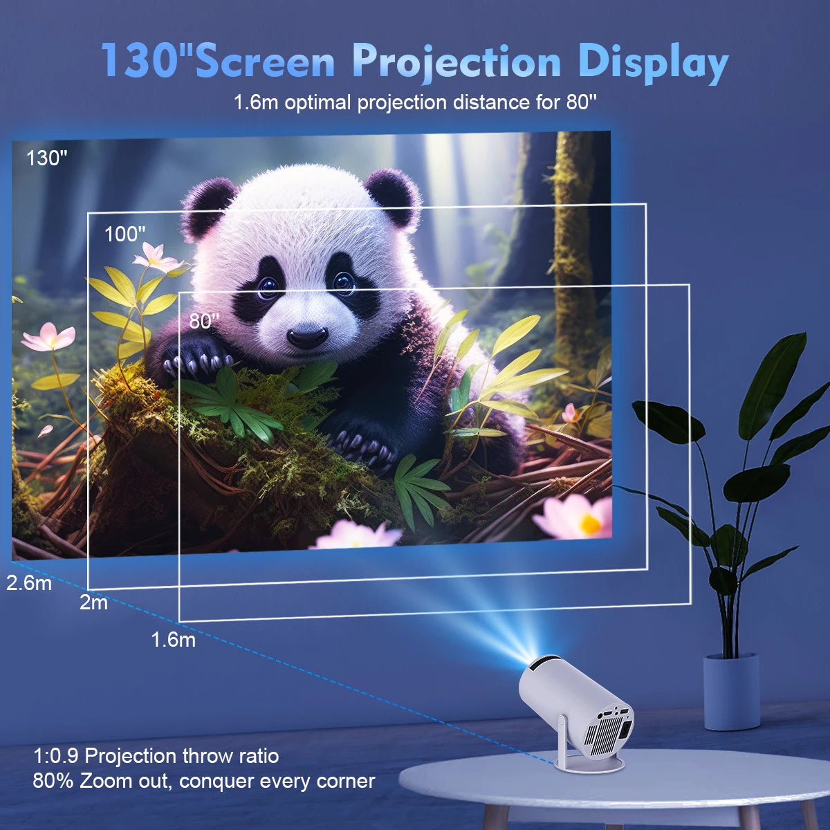 Magcubic HY300 Pro 4K Smart Projector