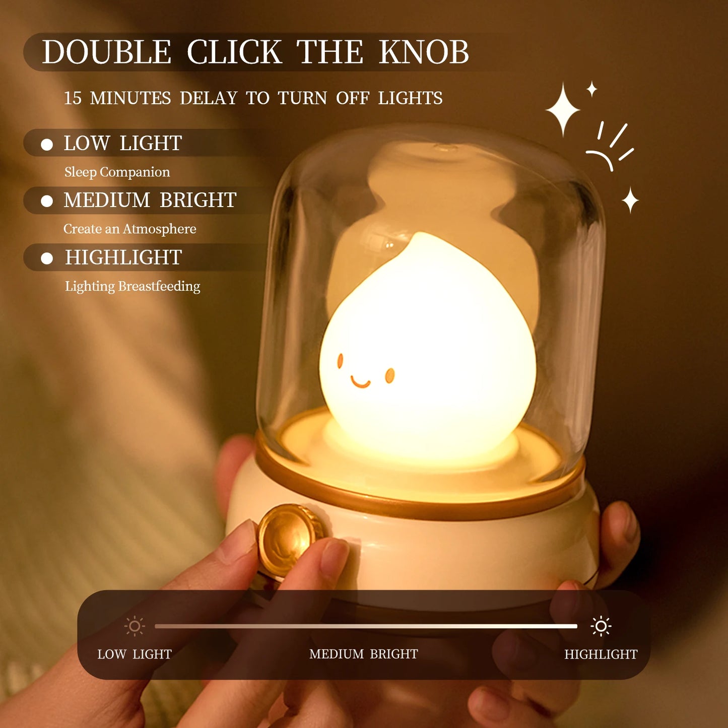 Mini LED Cartoon Night Lamp